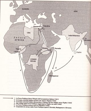 Missioni del Congo Belga durante la II guerra mondiale